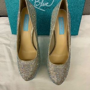 Besty Johnson rhinestone heels